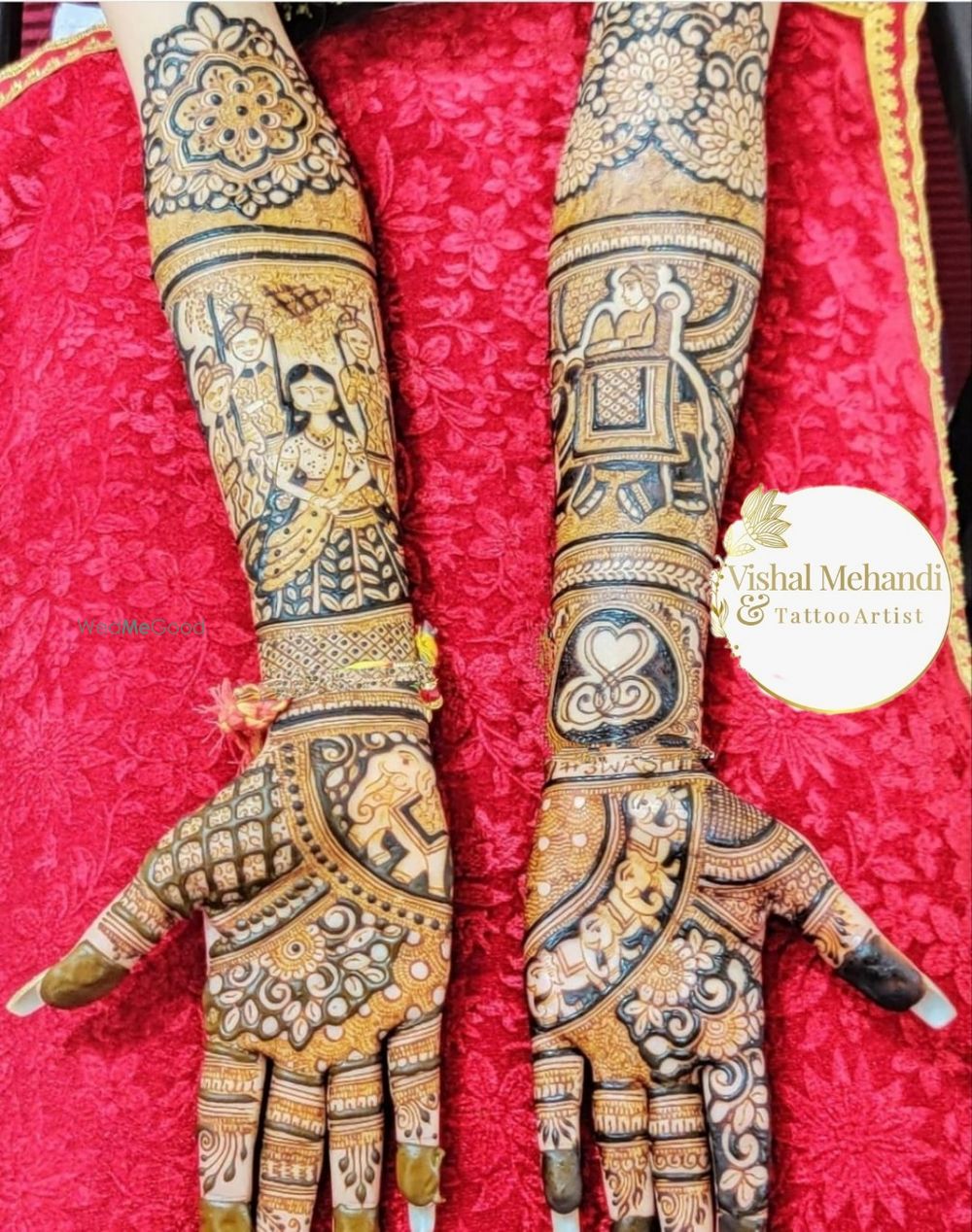 Photo From Bridal Mehandi Design - By Vishal Mehandi Artist