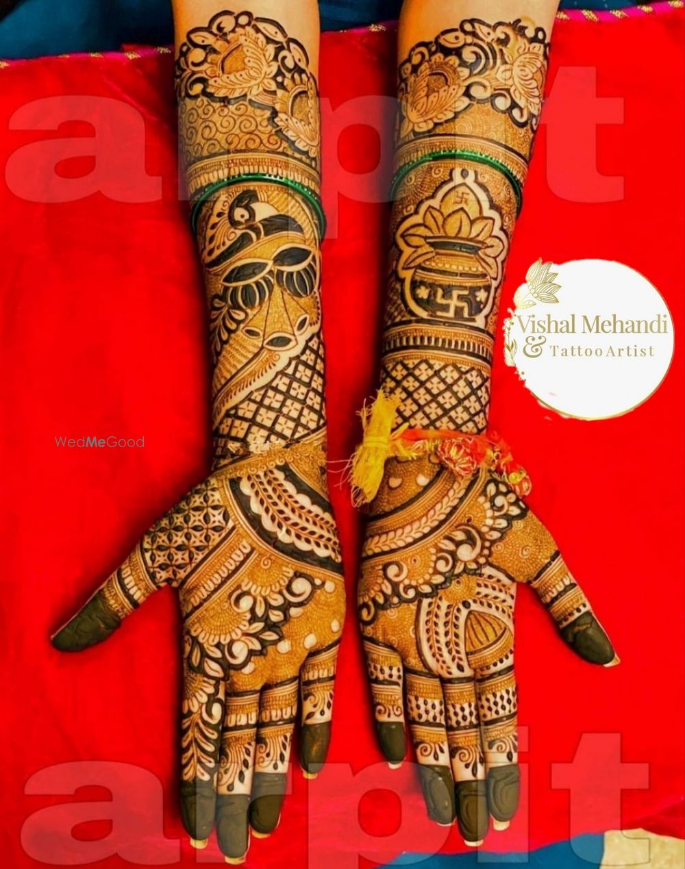 Photo From Bridal Mehandi Design - By Vishal Mehandi Artist