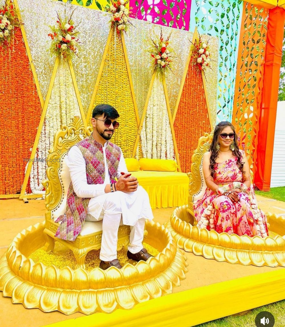 Photo From haldi - By Morya Events