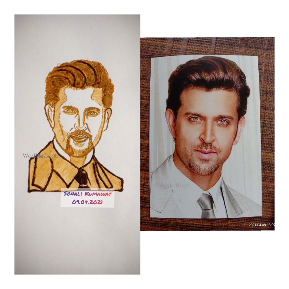 Photo From Potrait Design - By Sonali Mehendi Artist