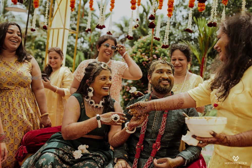 Photo From Priyanka & Tushar's Haldi - By MoonWedLock Wedding Company