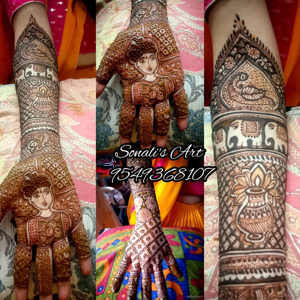 Photo From Bridal collection - By Sonali Mehendi Artist