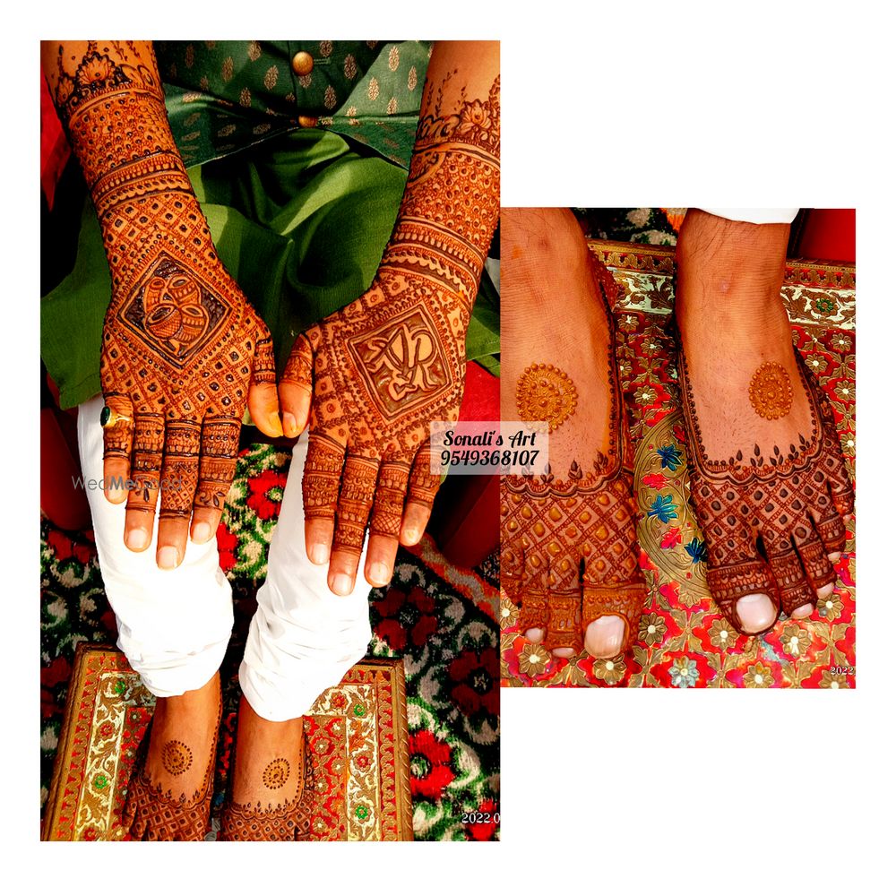 Photo From Groom Collection - By Sonali Mehendi Artist