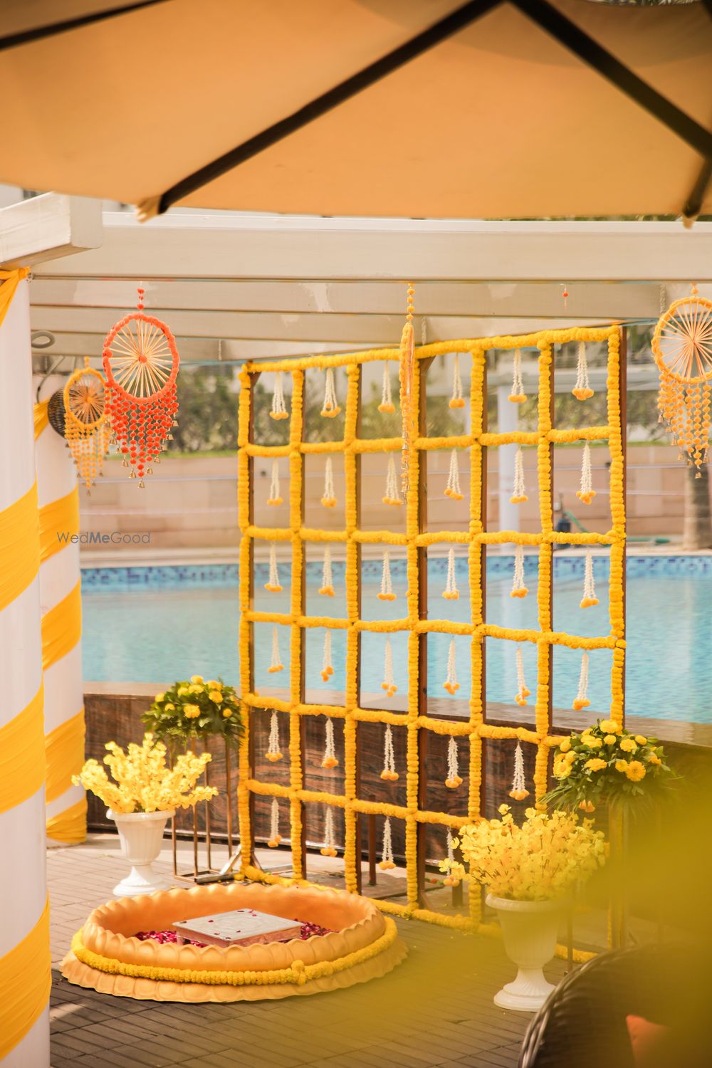 Photo From Poolside Haldi Setup - By TigerLily