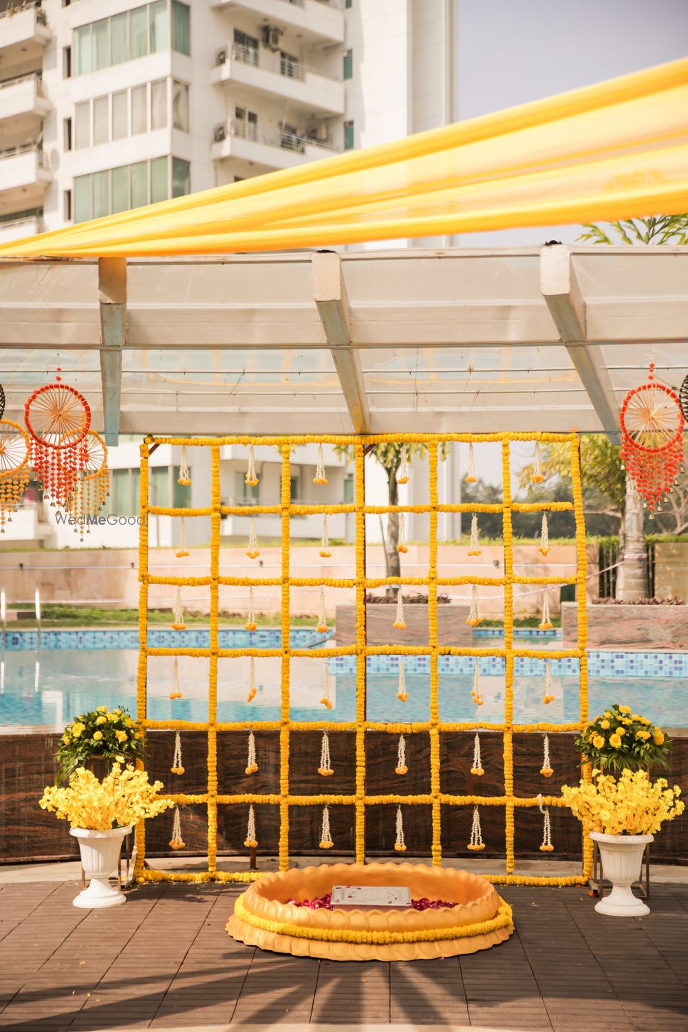 Photo From Poolside Haldi Setup - By TigerLily