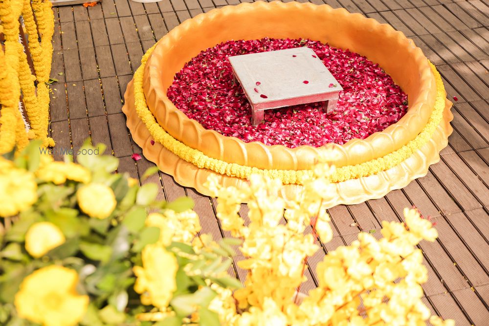 Photo From Poolside Haldi Setup - By TigerLily