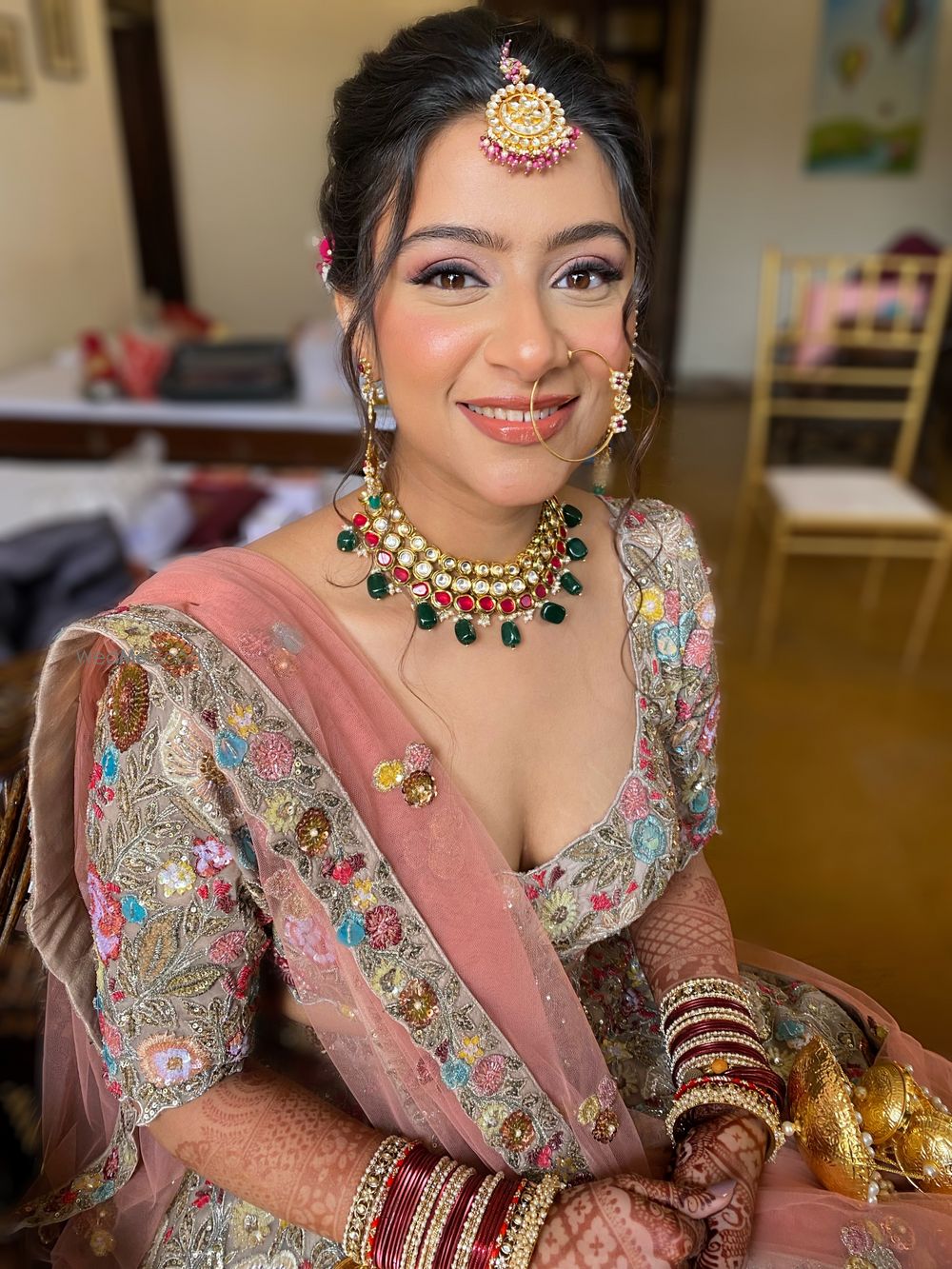 Photo From Anushree day wedding bridal look - By Pavitra Rastogi