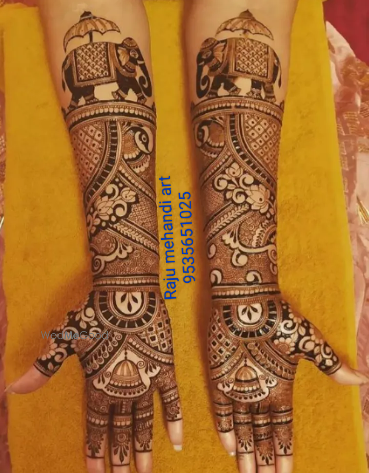 Photo From Bridal mehandi - By Raju Mehandi Artist