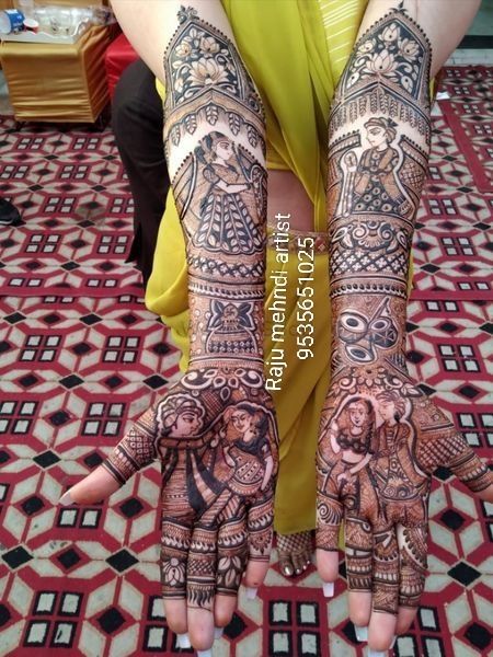 Photo From Bridal mehandi - By Raju Mehandi Artist