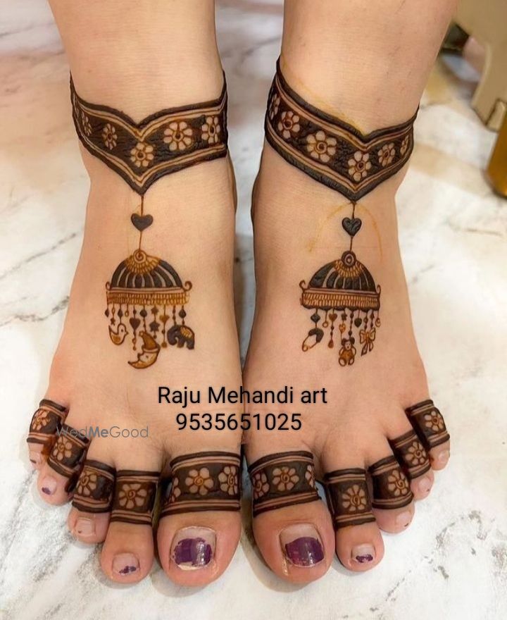 Photo From leg design - By Raju Mehandi Artist