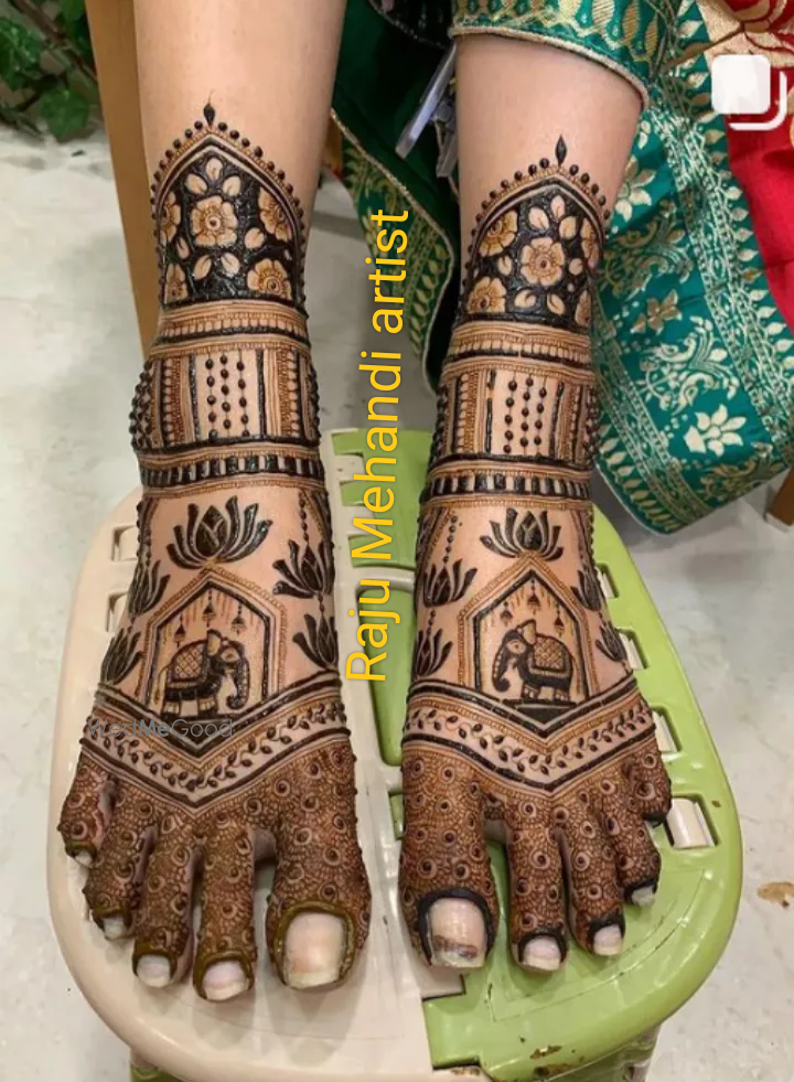 Photo From leg design - By Raju Mehandi Artist