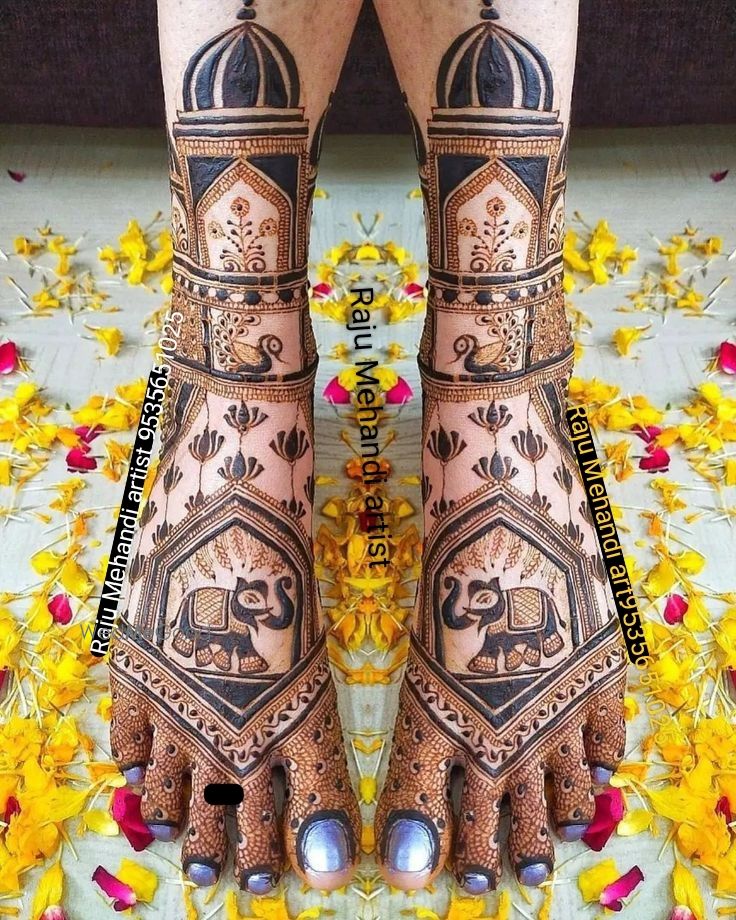 Photo From leg design - By Raju Mehandi Artist