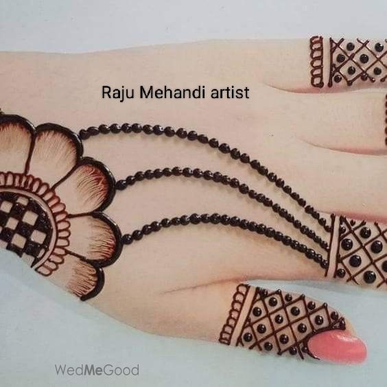 Photo From back side design - By Raju Mehandi Artist