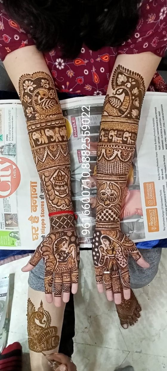 Photo From krishna mehandi art - By Krishna Mehandi Art