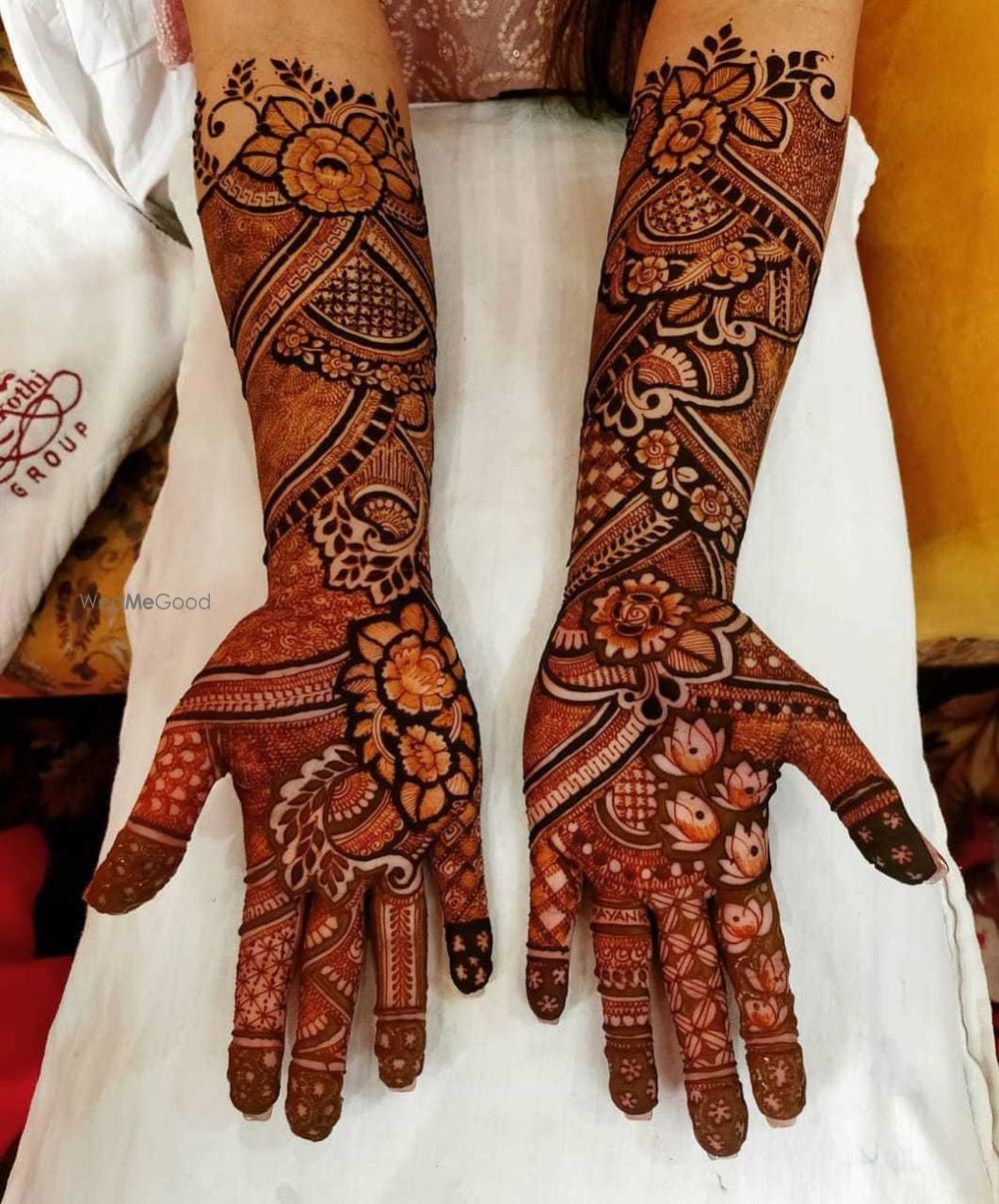 Photo From Full hand Mehandi Design - By Anand Jaipuri Mehandi and Tattoo