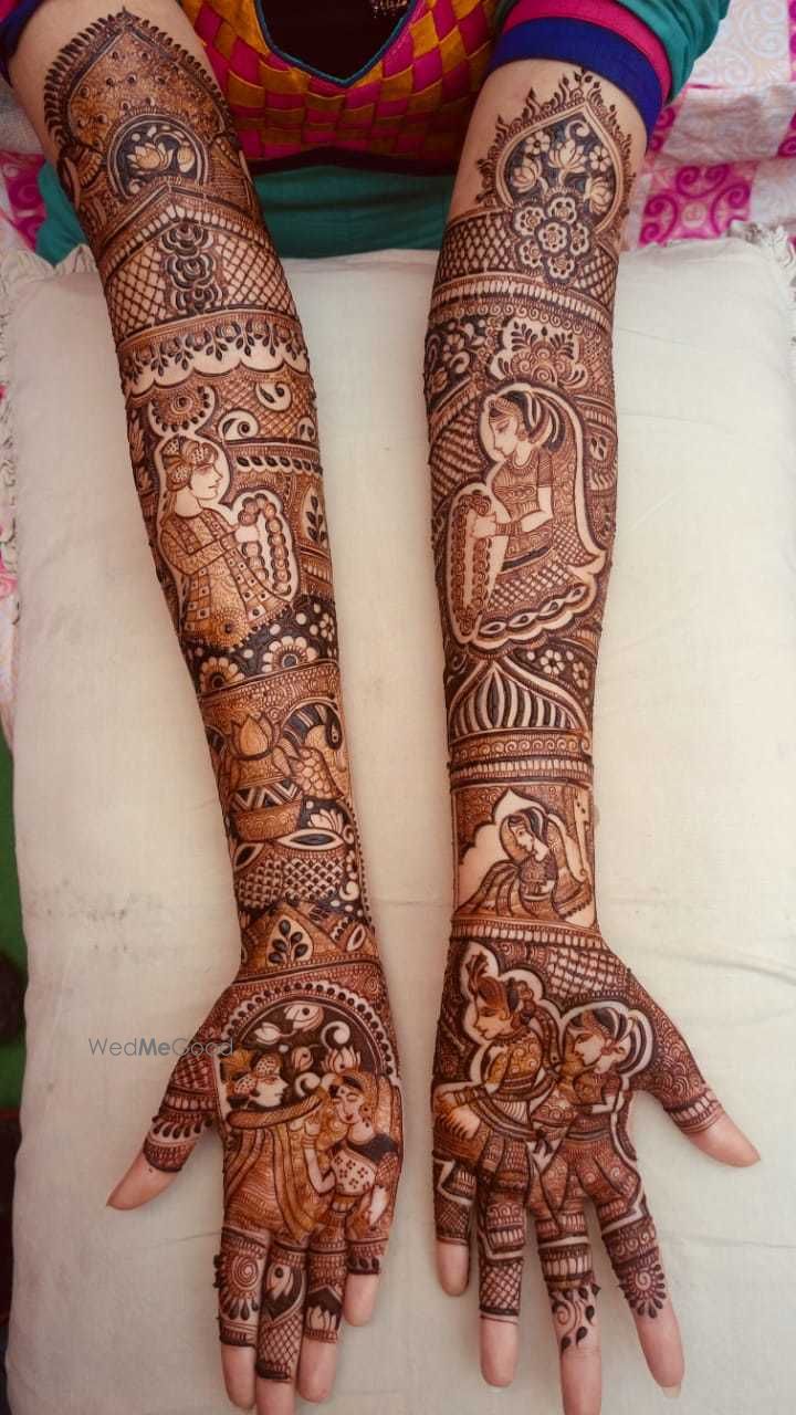 Photo From Full hand Mehandi Design - By Anand Jaipuri Mehandi and Tattoo