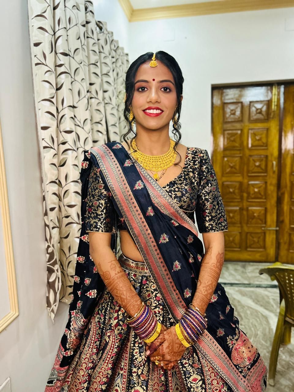 Photo From Nisha for her reception - By Somya Shah Makeup Artist