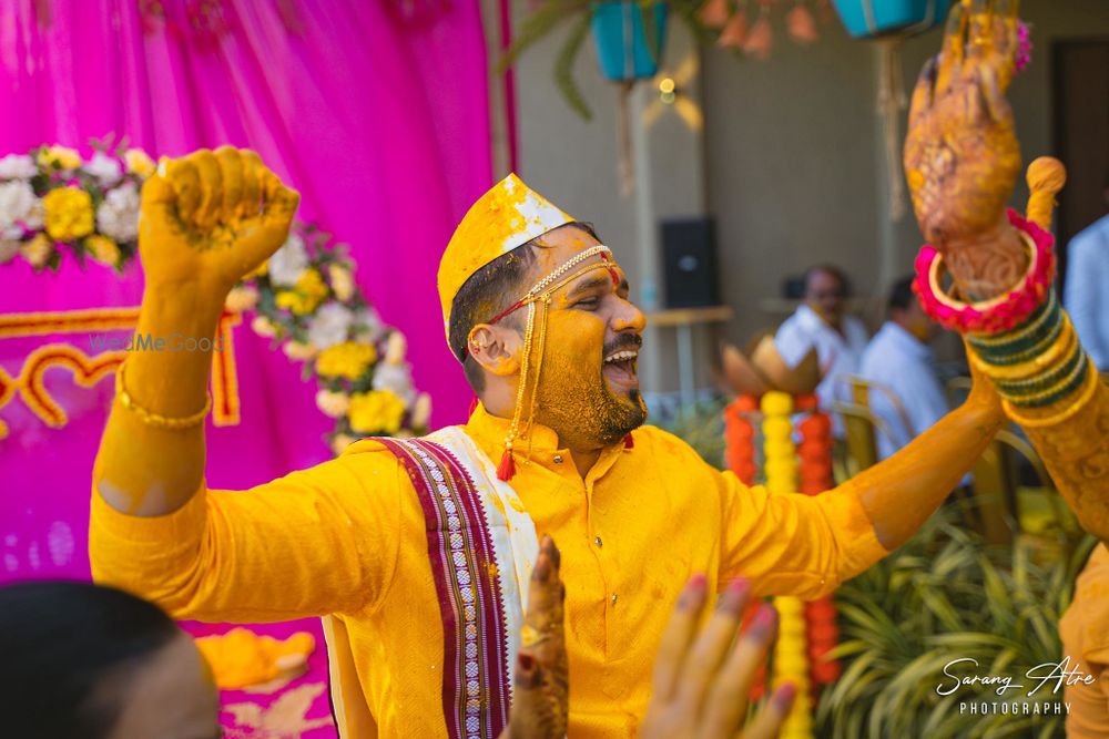 Photo From Pankaj & Poonam - Haldi - By Sarang Atre Photography