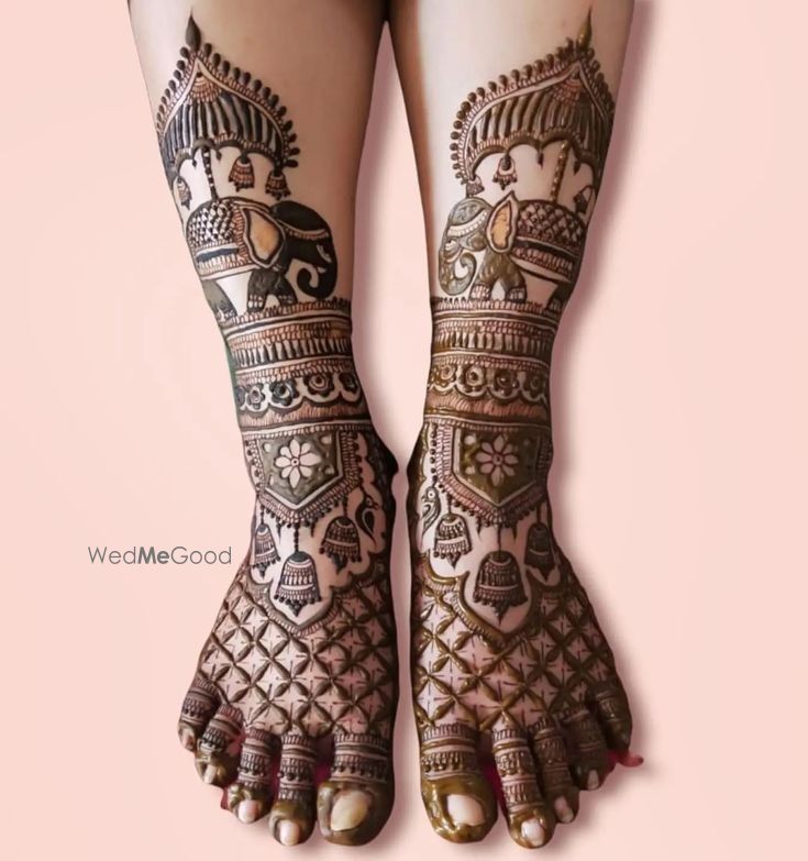 Photo From Biraidl legs Mehandi - By S.N. Mehandi & Tattoos