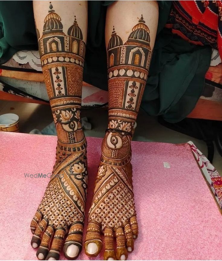 Photo From Biraidl legs Mehandi - By S.N. Mehandi & Tattoos