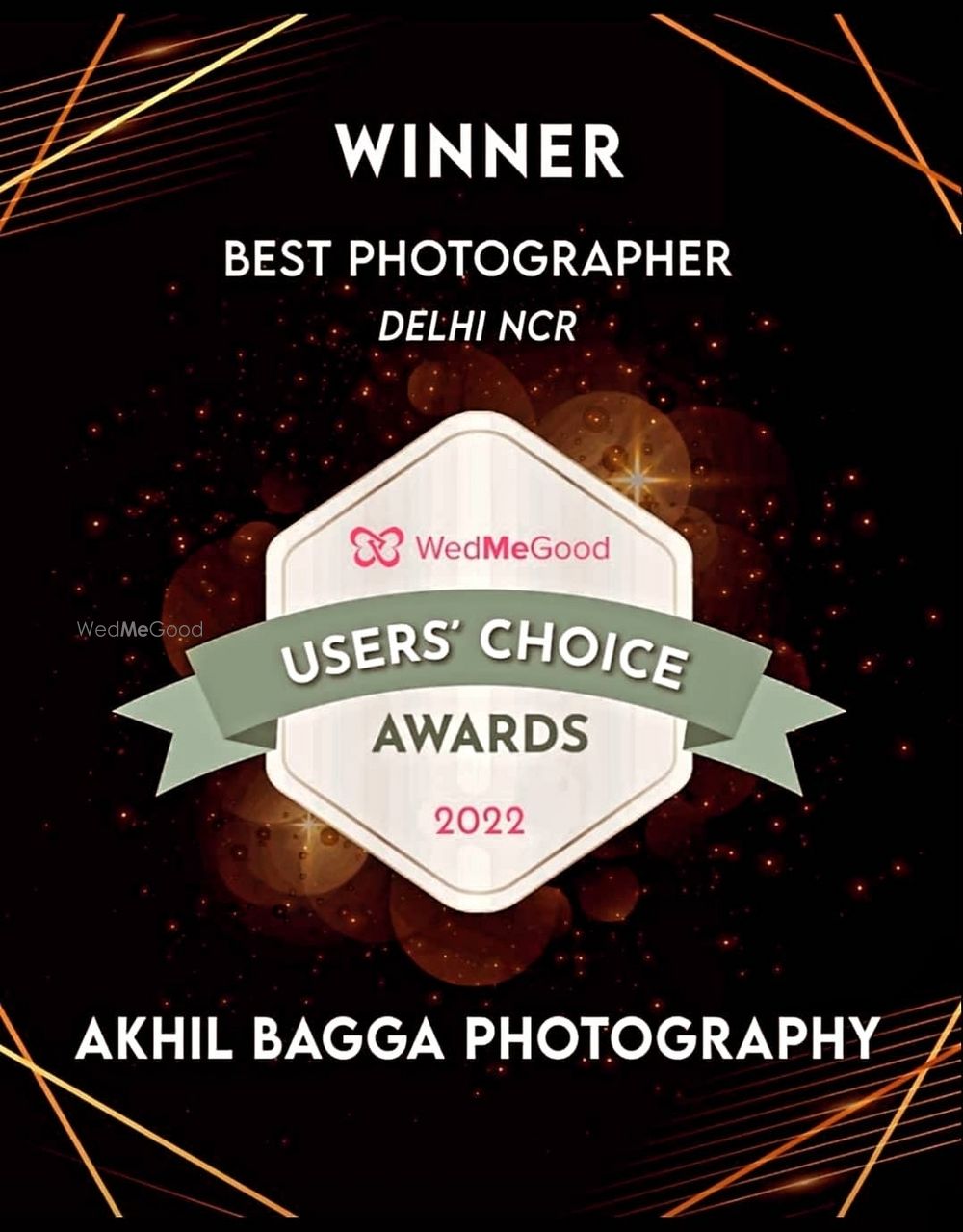 Photo From WINNER - WedMeGood Awards 2022 - By Akhil Bagga Photography