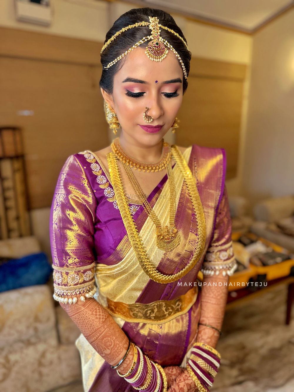 Photo From Manisha weds Pratheek - By Makeup and Hair by Teju