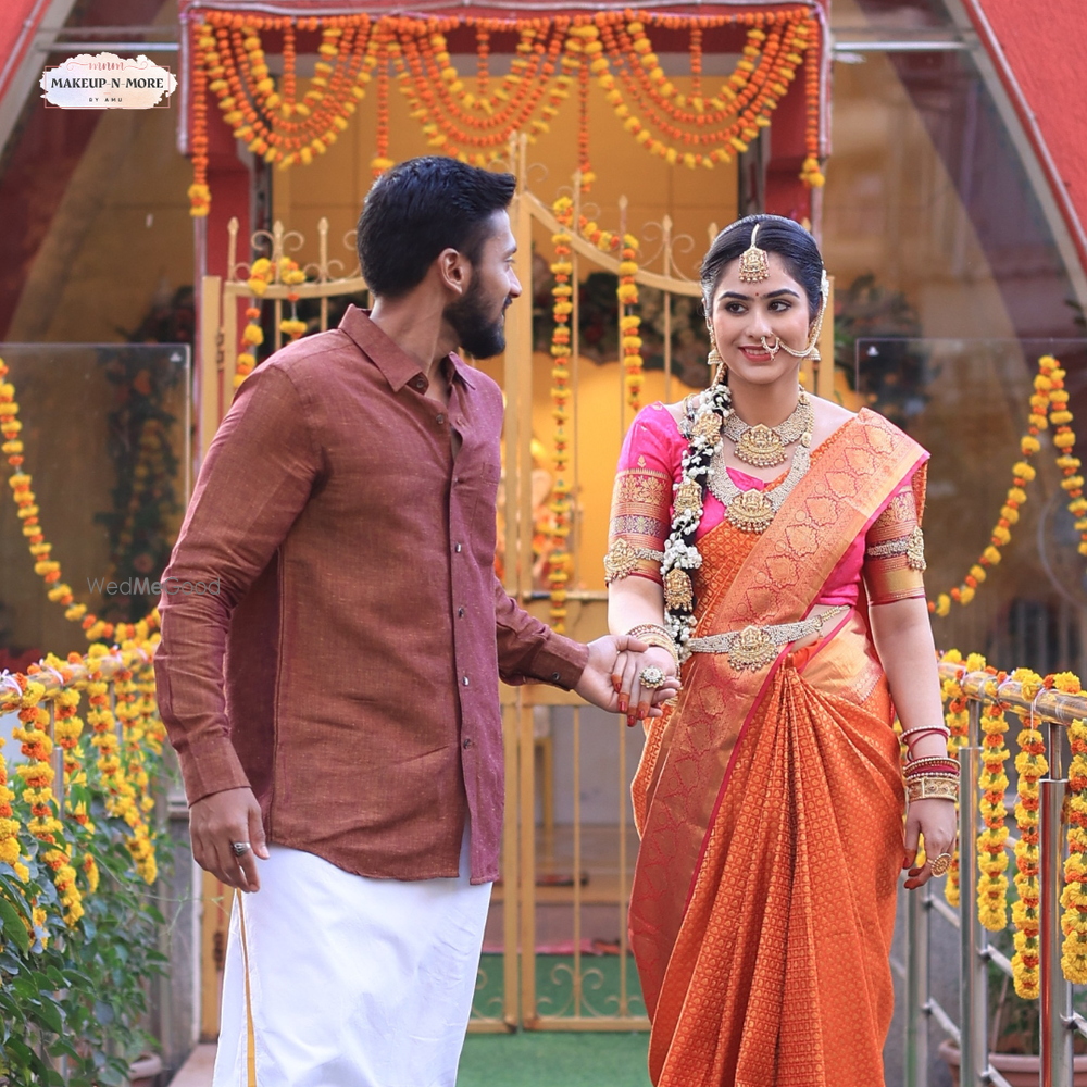 Photo From South Indian Couple Makeup - Kandivali - MakeupnmorebyAmu - By Makeup N More By Amu