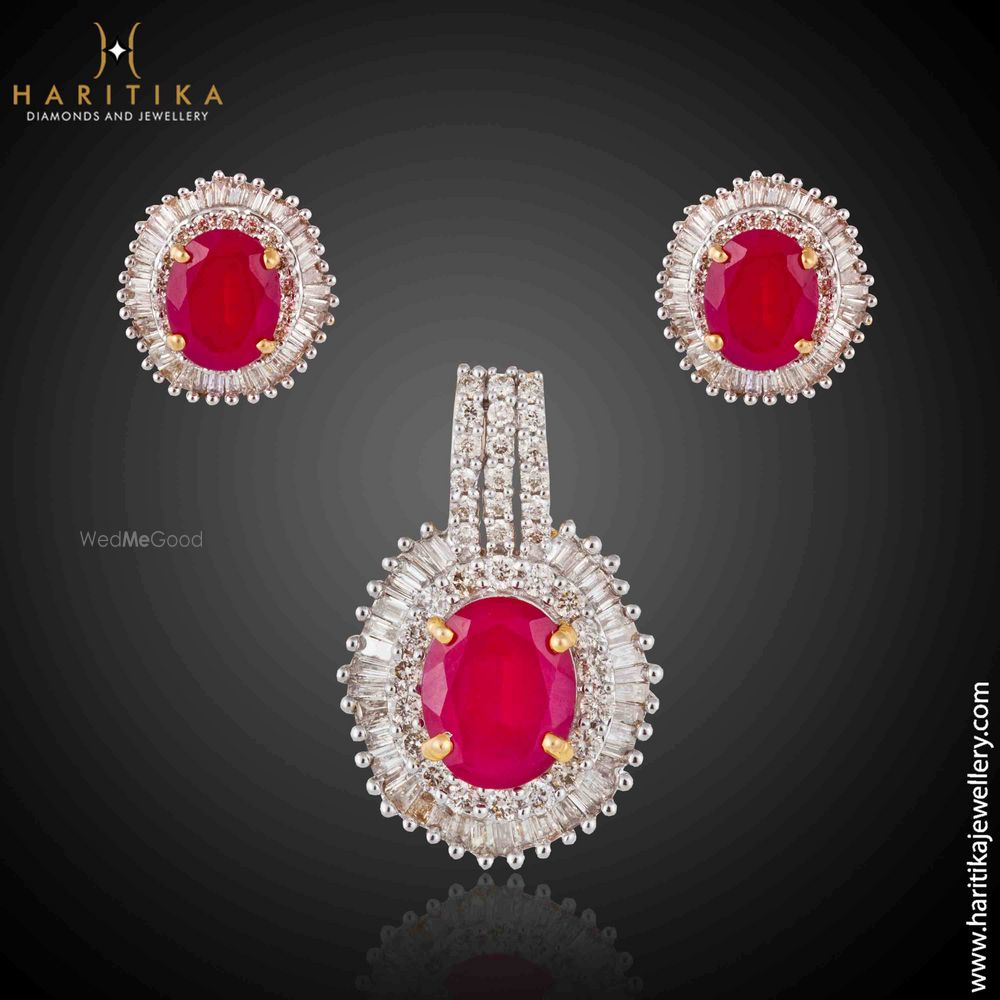 Photo From DIAMOND TANMANIYA/MANGALSUTRA PENDANT SET - By Haritika Diamonds and Jewellery