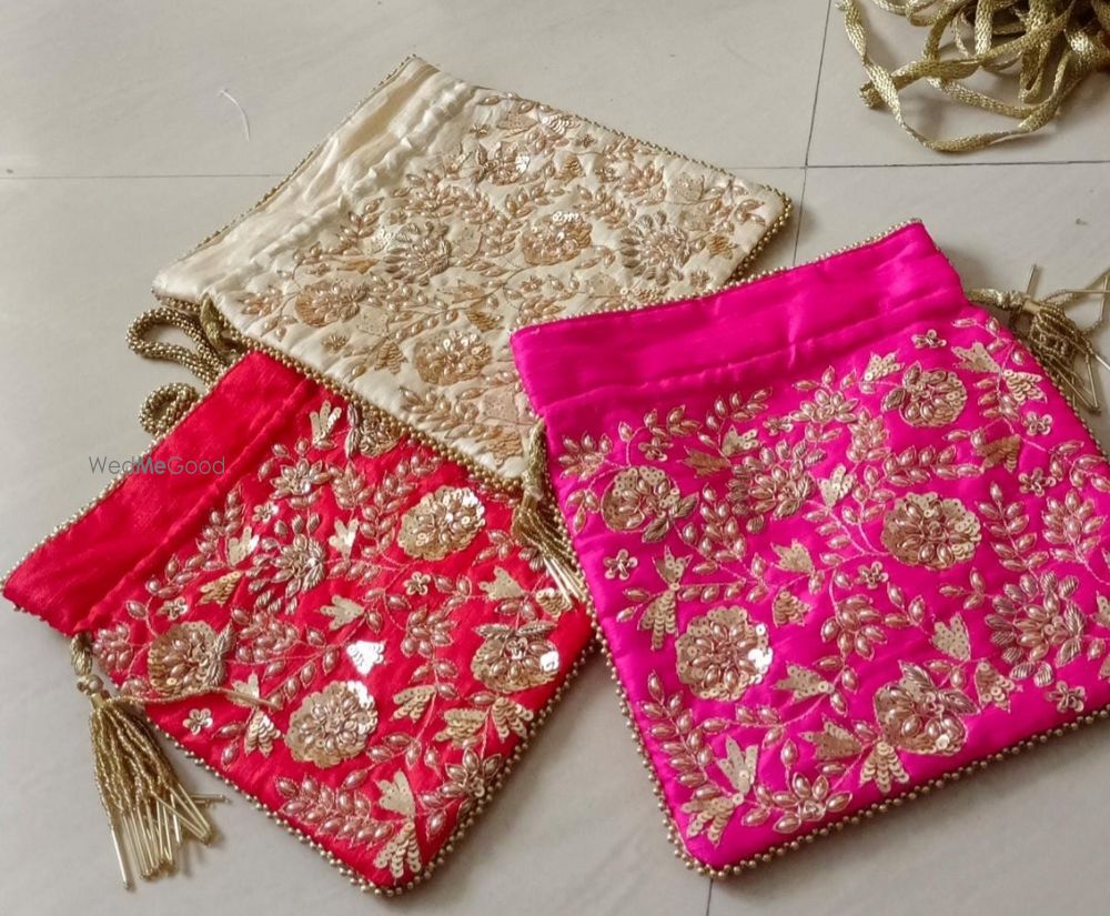 Photo From Premium Handembroidered Potli Bags - By Miraya Arts