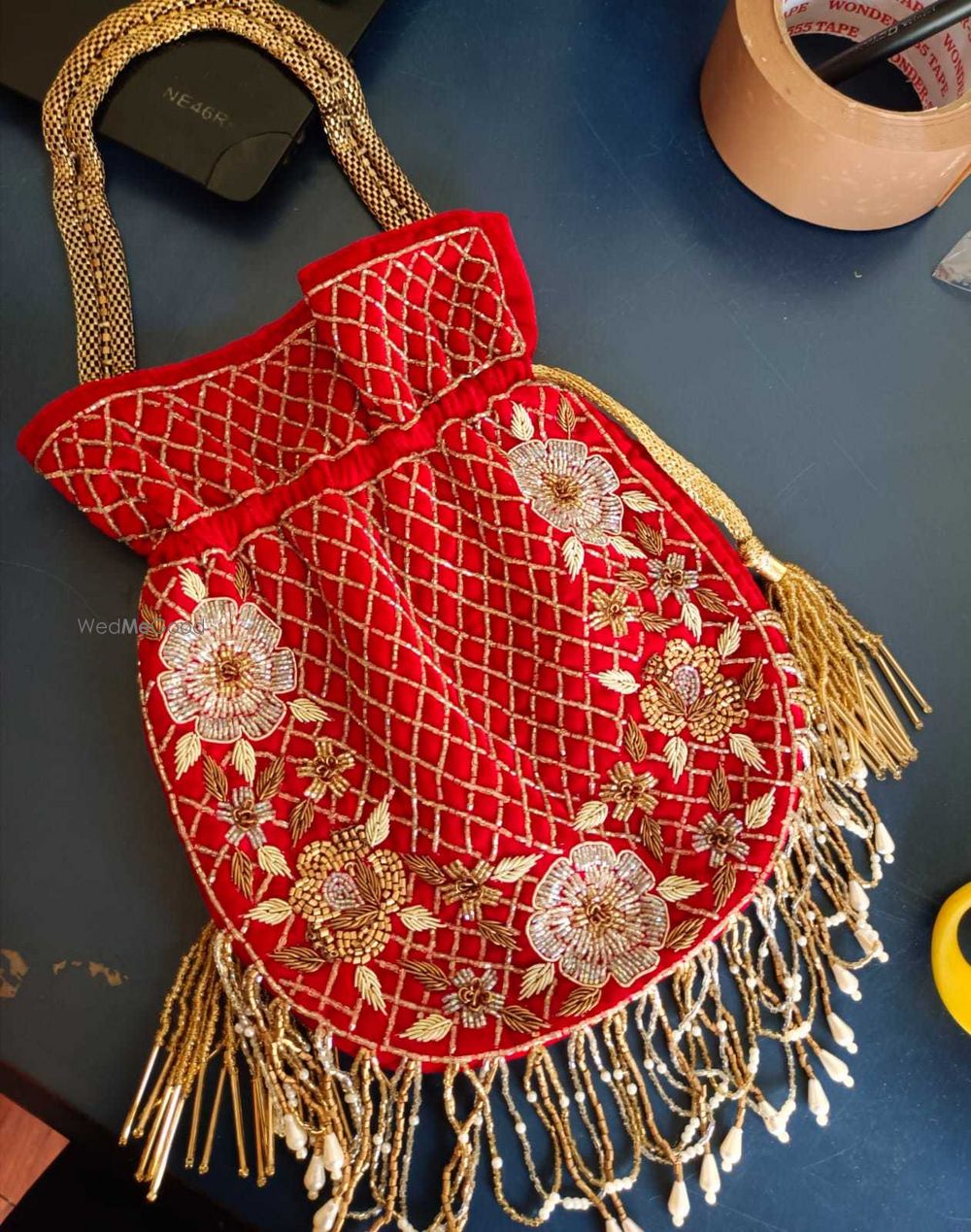 Photo From Premium Handembroidered Potli Bags - By Miraya Arts