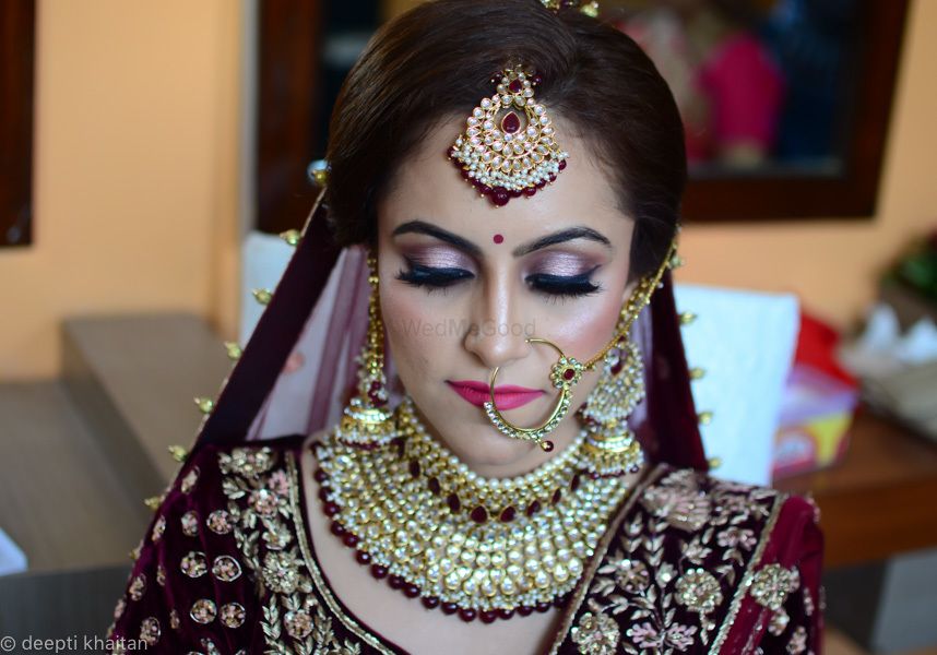 Photo From Saloni's Wedding - By Deepti Khaitan Makeup
