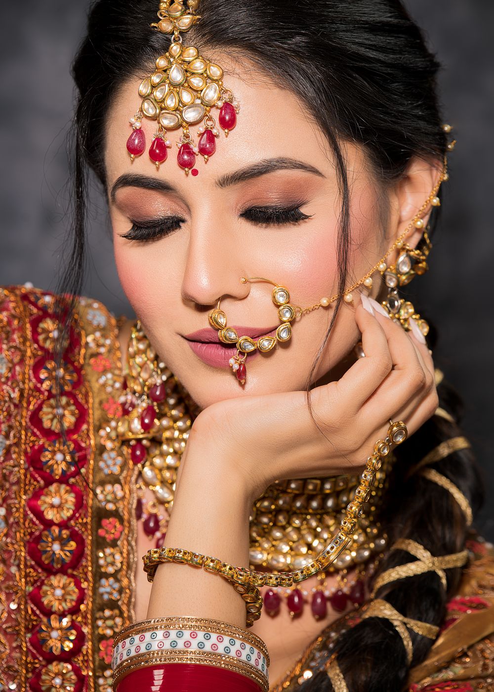 Photo From Reception Bride Charul - By Makeup by Shiwani