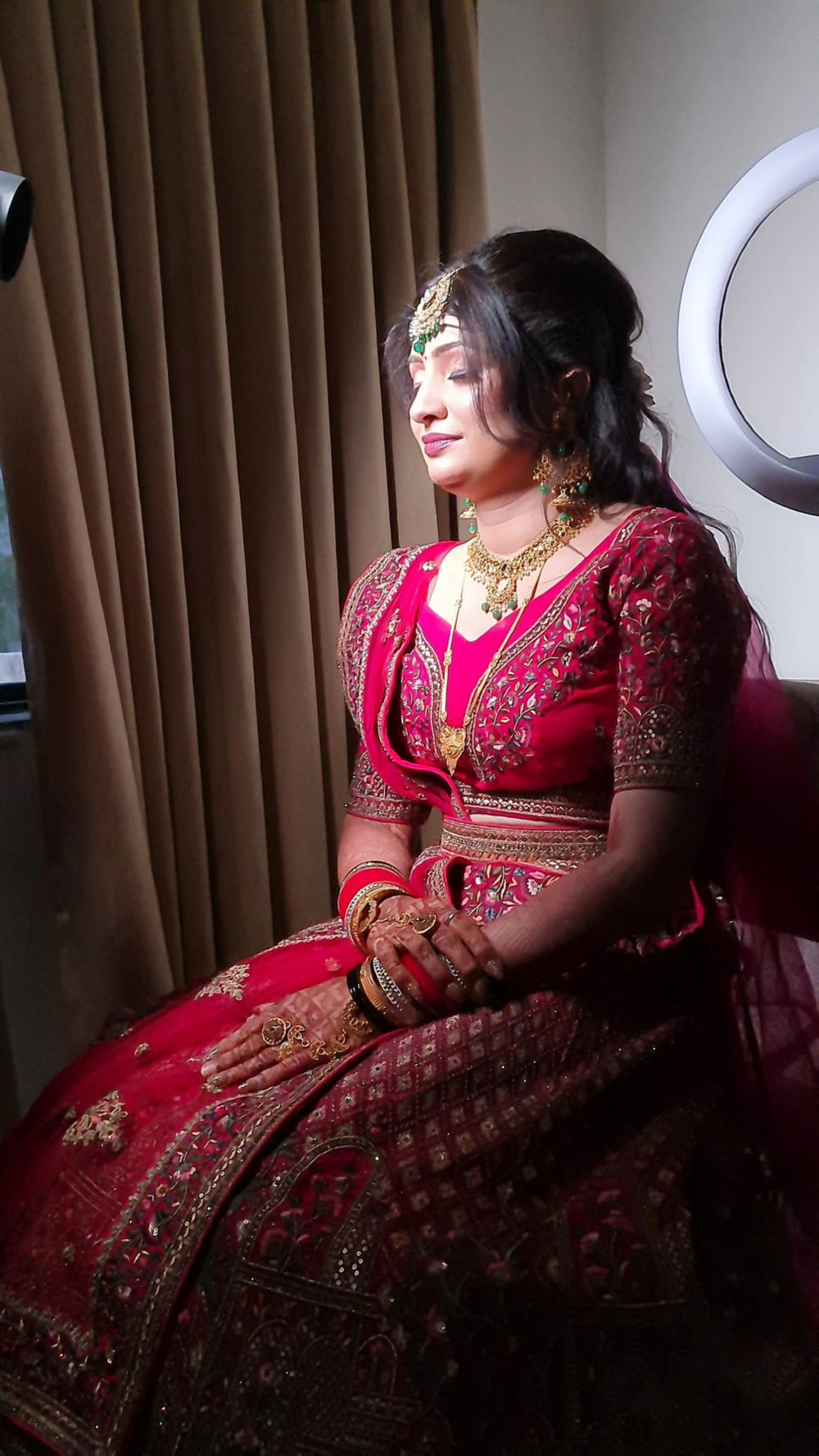 Photo From bride Shivangi reception look - By K'Agrawal Makeovers