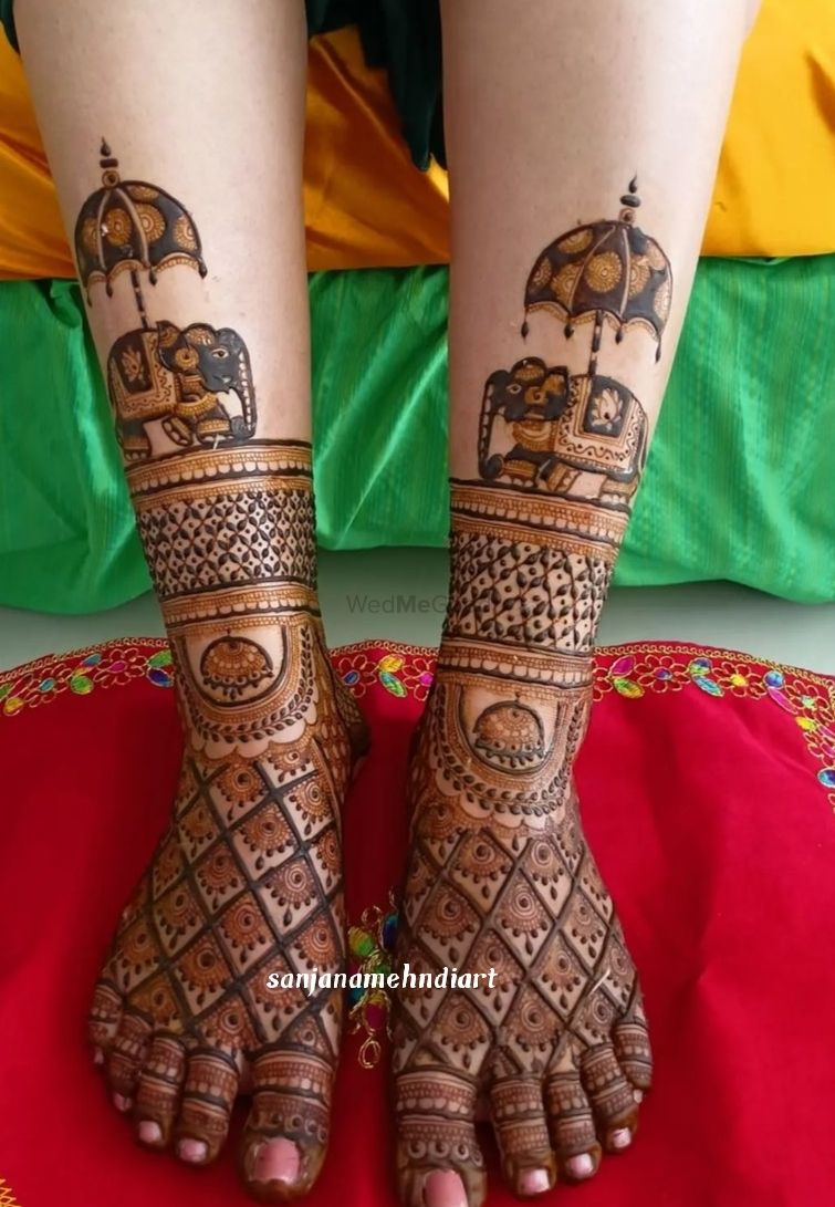 Photo From Feet mehndi design - By Sanjana Mehandi Art