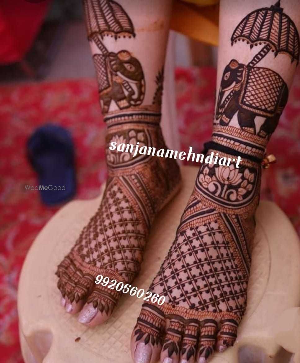 Photo From Feet mehndi design - By Sanjana Mehandi Art