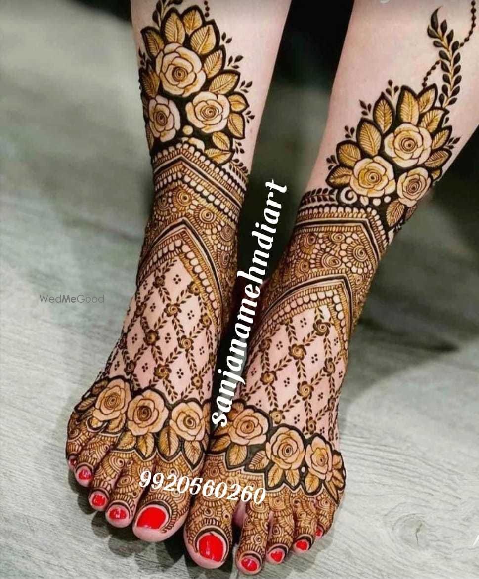 Photo From Feet mehndi design - By Sanjana Mehandi Art