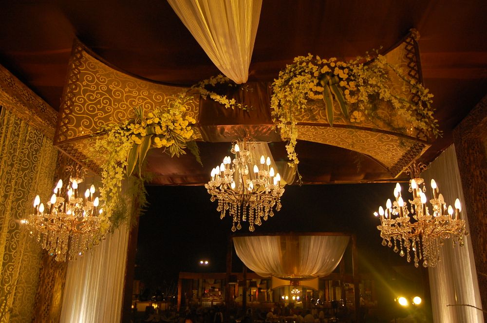 Photo of chandeliers