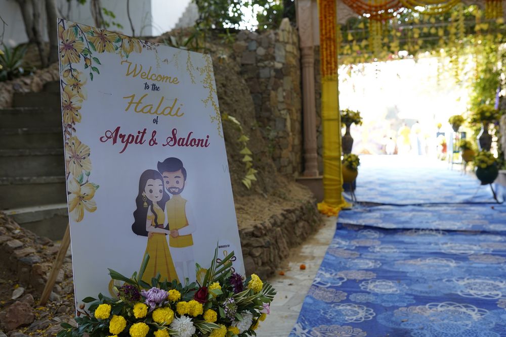 Photo From Arpit & Saloni's Haldi - By 21 Turtles