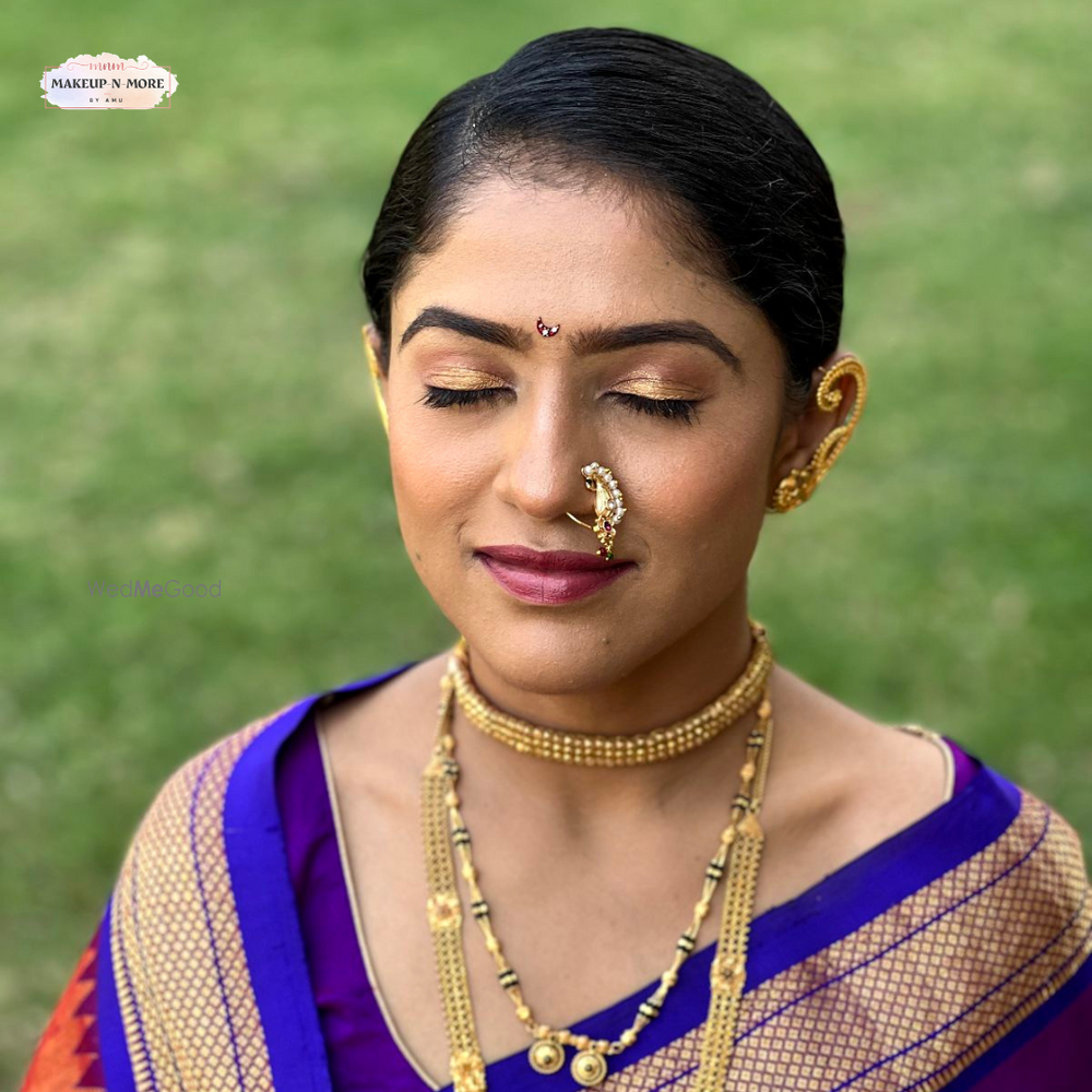 Photo From Gudi Padwa Festive Makeup Look- Mira Road - MakeupnmorebyAmu - By Makeup N More By Amu