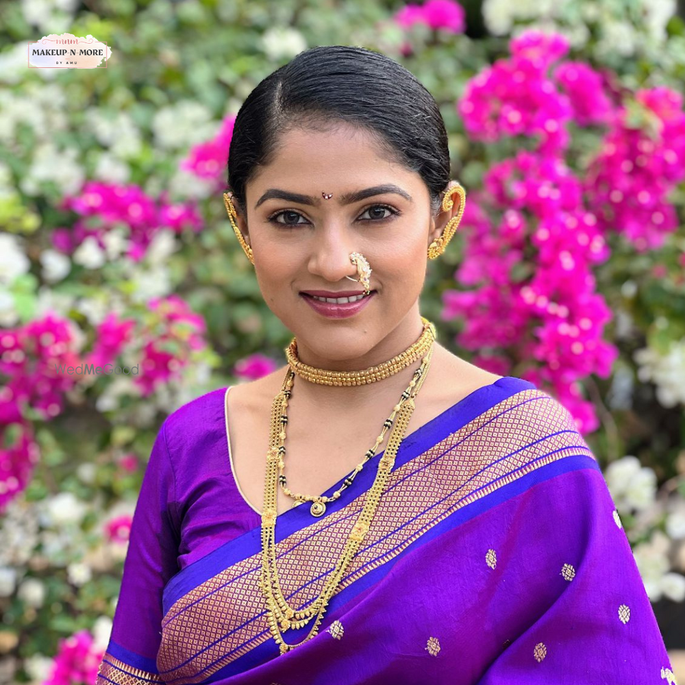 Photo From Gudi Padwa Festive Makeup Look- Mira Road - MakeupnmorebyAmu - By Makeup N More By Amu