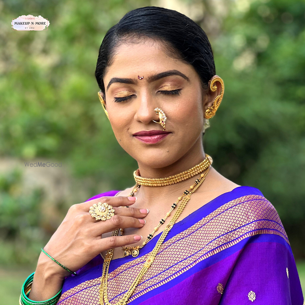 Photo From Gudi Padwa Festive Makeup Look- Mira Road - MakeupnmorebyAmu - By Makeup N More By Amu