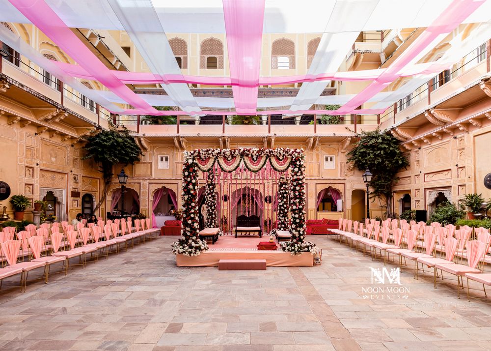 Photo From Pooja & Tanay, Wedding at Samode Palace - By Noon Moon Events