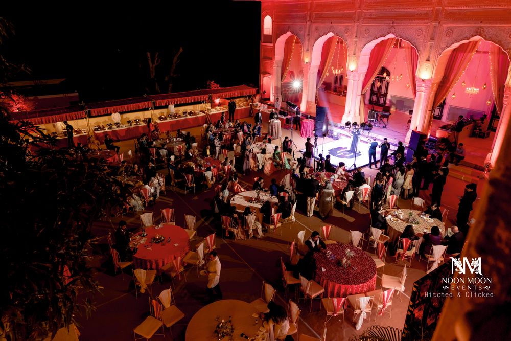 Photo From Pooja & Tanay, Reception at Samode Palace - By Noon Moon Events