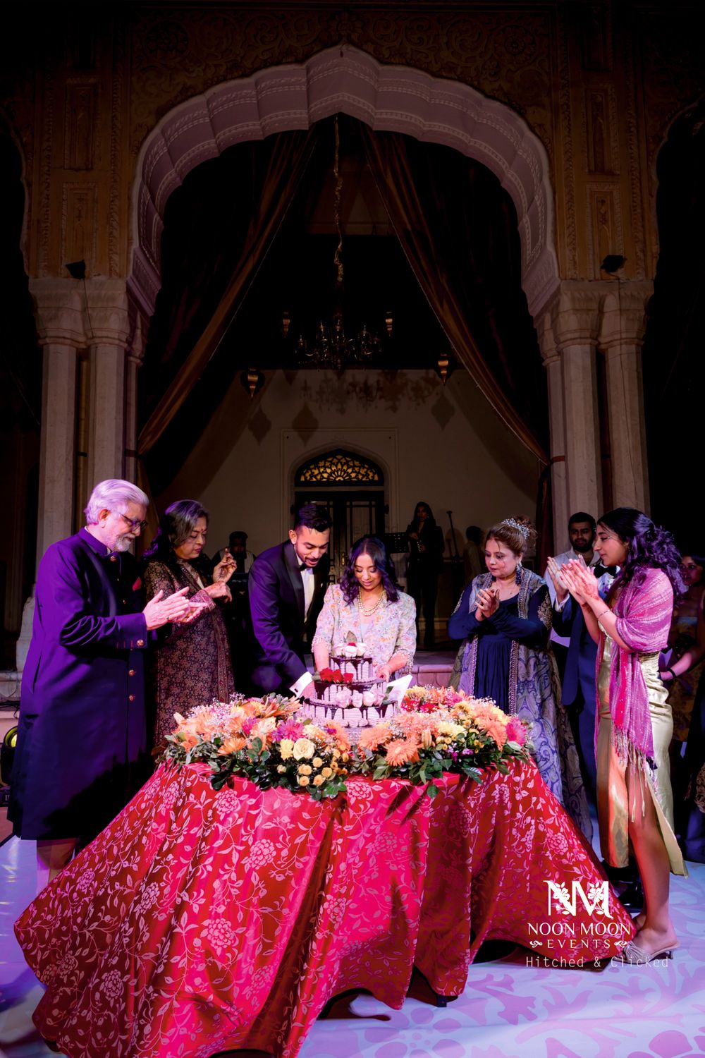 Photo From Pooja & Tanay, Reception at Samode Palace - By Noon Moon Events