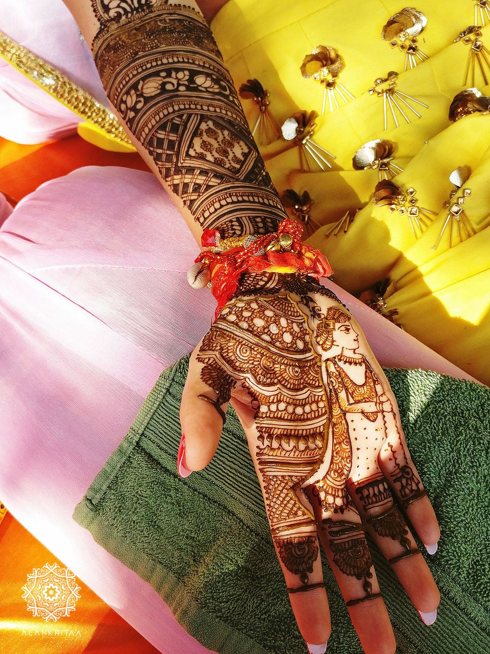 Photo From Anushree's Bridal Mehandi - By Alankritaa
