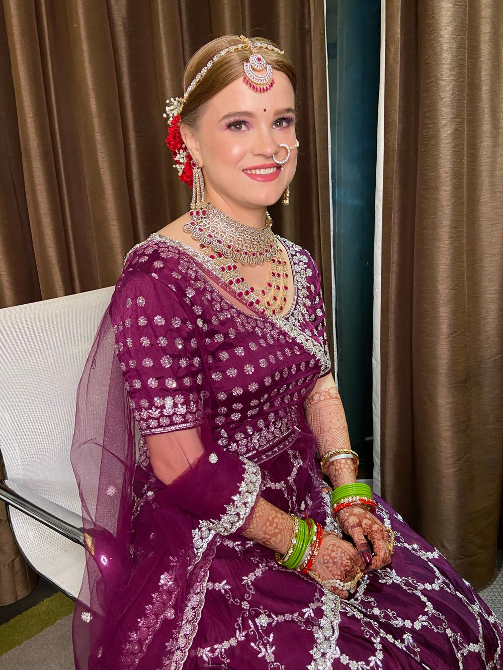 Photo From Brides from USA - By Glimz and Gloss by Jyoti Bhatia