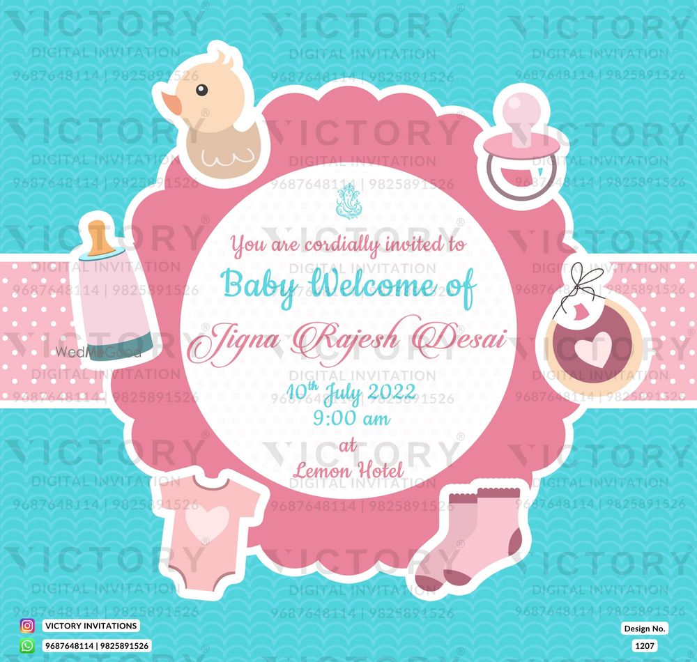 Photo From Baby Welcome - By Victory Invitations