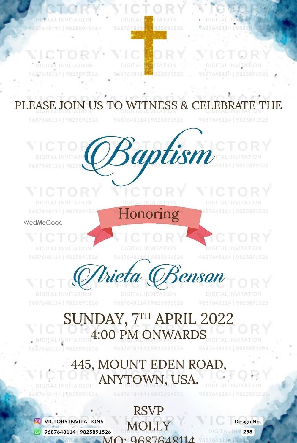 Photo From Baptism Ceremony - By Victory Invitations