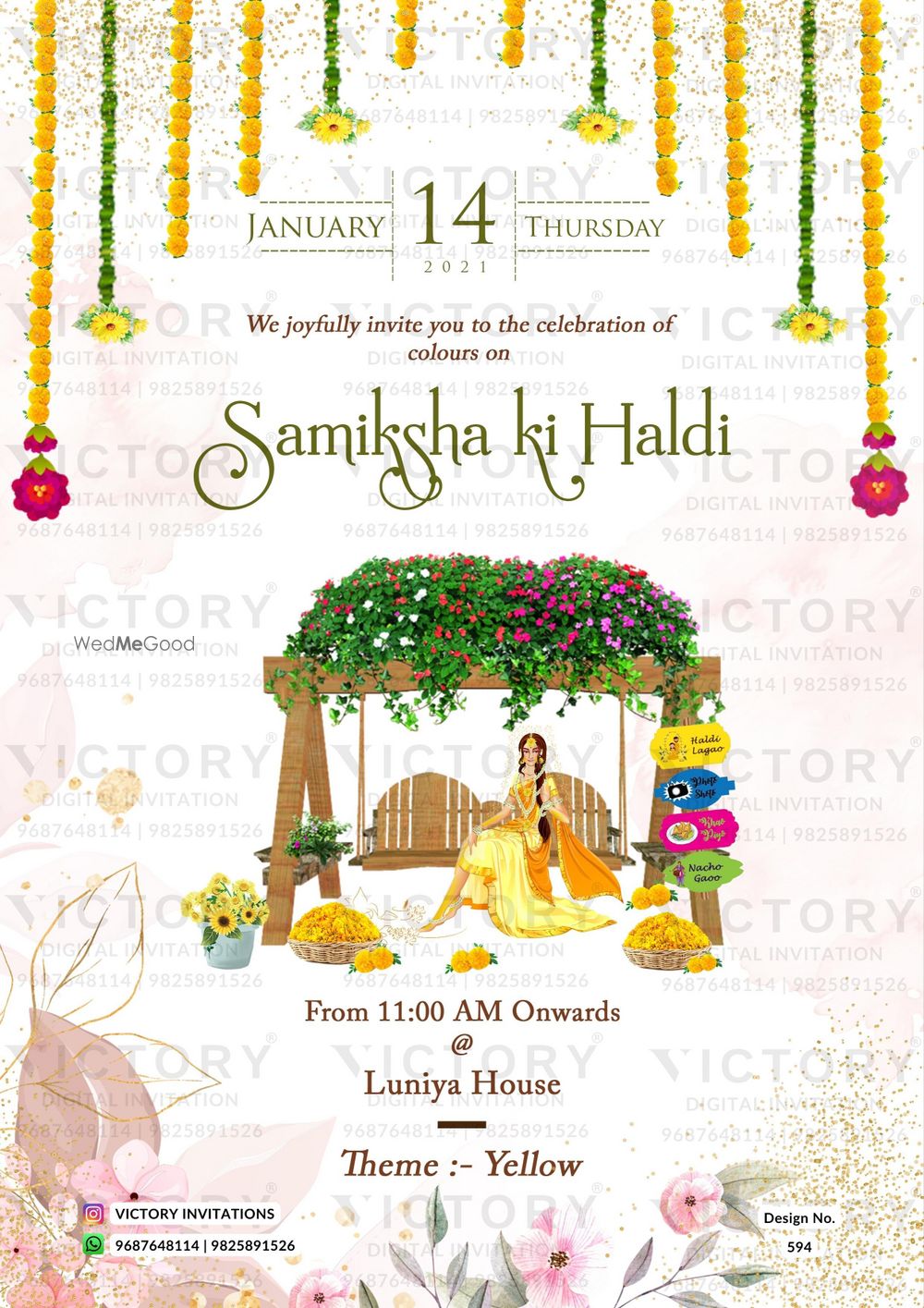 Photo From Haldi Ceremony - By Victory Invitations