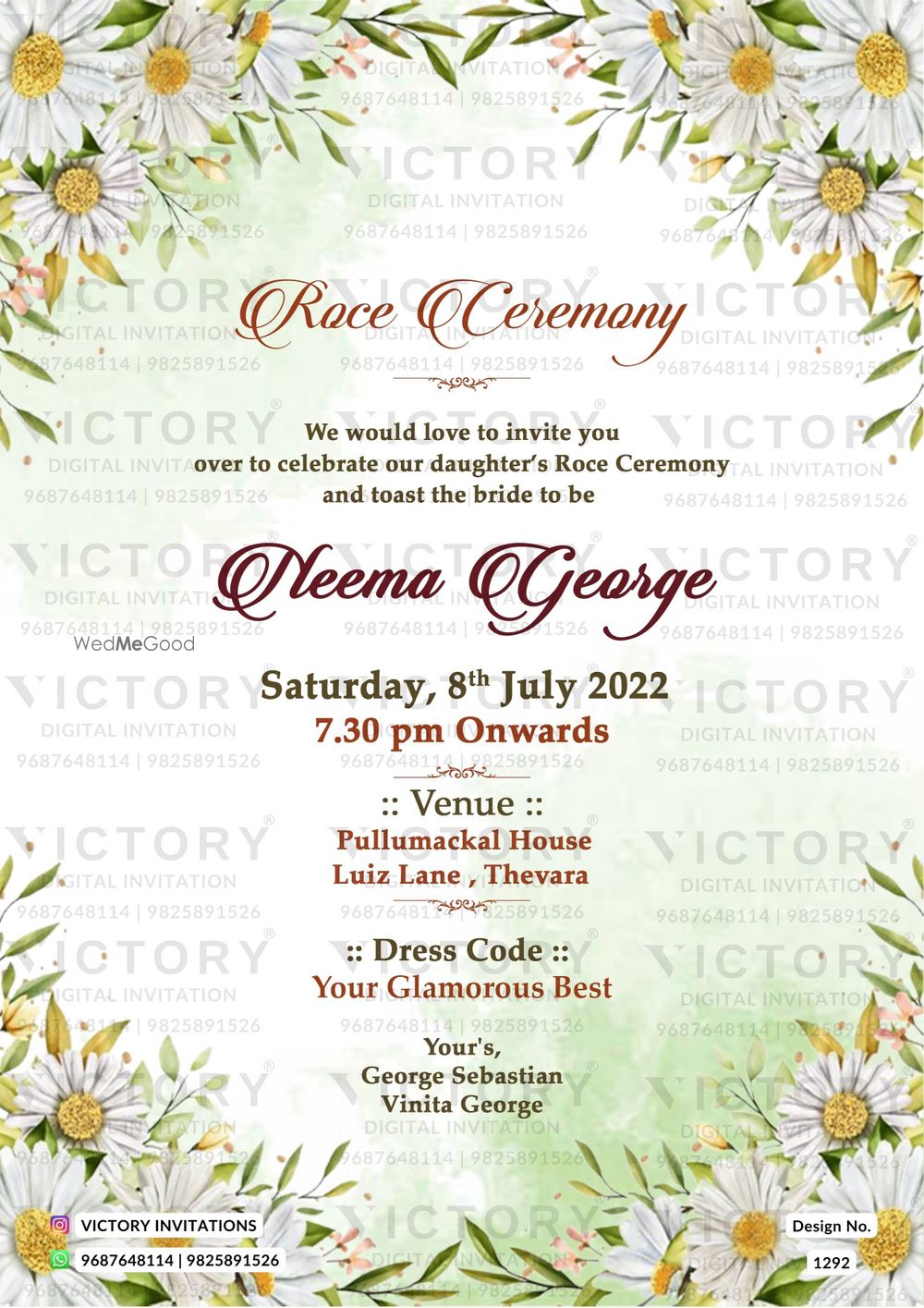 Photo From Roce Ceremony - By Victory Invitations